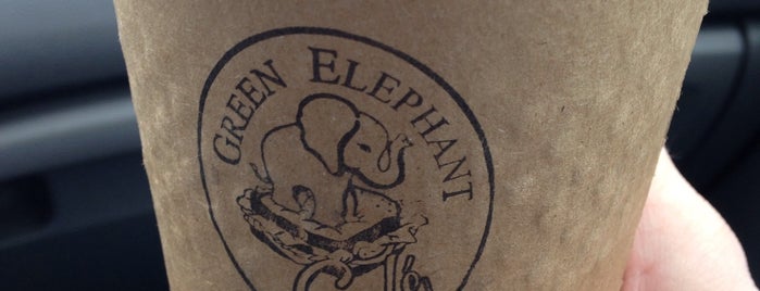 Green Elephant Café is one of Tempat yang Disukai Stef.