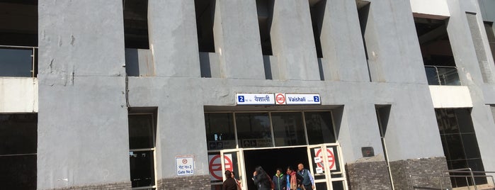 Vaishali Metro Station is one of 1.