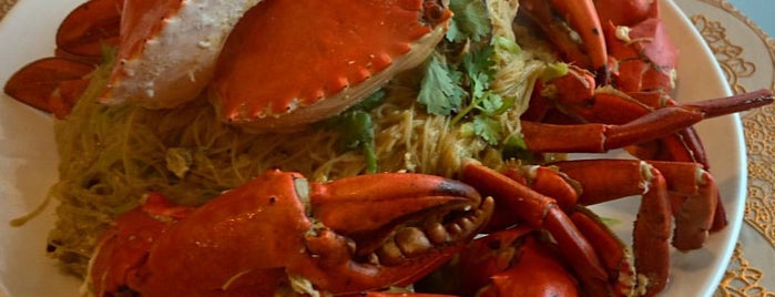 Crab at Bay Seafood Restaurant is one of Singapore.
