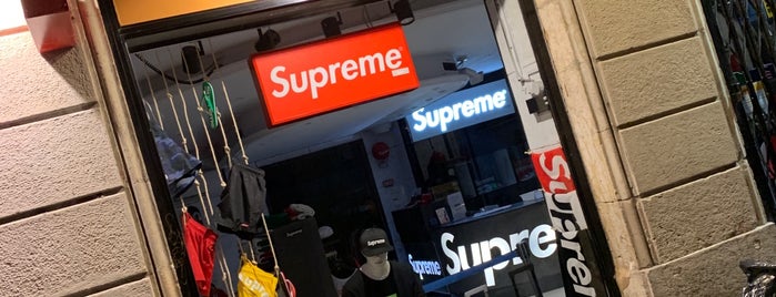 Supreme Store is one of Barcelona.