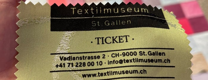 Textilmuseum is one of Kultur.