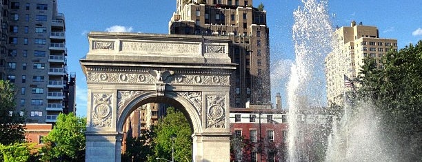 Washington Square Park is one of Joel and Sarah.