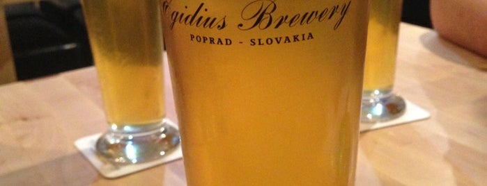 Egidius Brewery is one of Slovenské minipivovary a podniky s vlastným pivom.