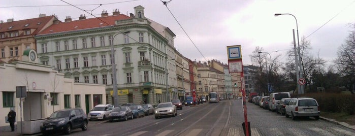 Plzeňka (tram) is one of Tramvajové zastávky v Praze (díl první).