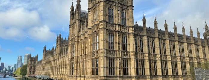 Palace of Westminster is one of London.