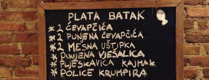 Batak Grill is one of Zagreb.