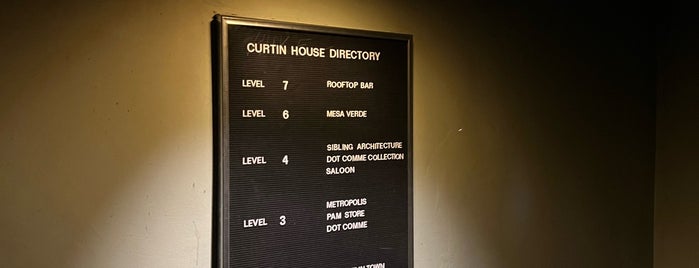 Curtin House Rooftop Bar is one of Australia - Must do.