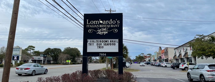 Lombardo's Italian Restaurant is one of The 15 Best Places for Fresh Seafood in Myrtle Beach.