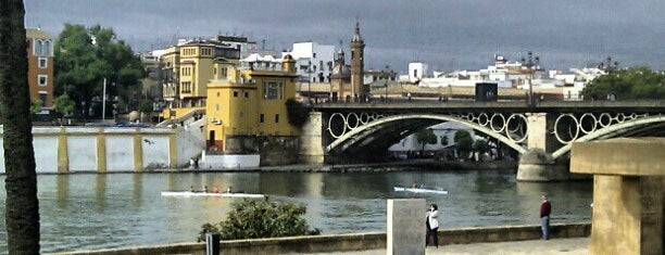 Isabel II Bridge 'Triana Bridge' is one of Sevilla.