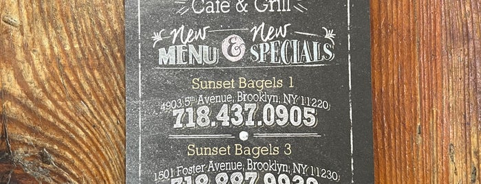 Sunset Bagels is one of On the Go.
