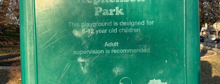 Stephenson Park is one of My Places.