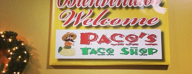 Paco's Taco Shop is one of Places I've been.