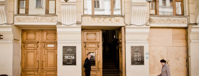 The Passage Shopping Arcade is one of St. Petersburg.
