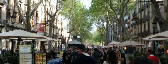 Рамбла is one of Barcelona.