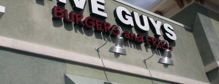 Five Guys is one of Where I eat fast food..