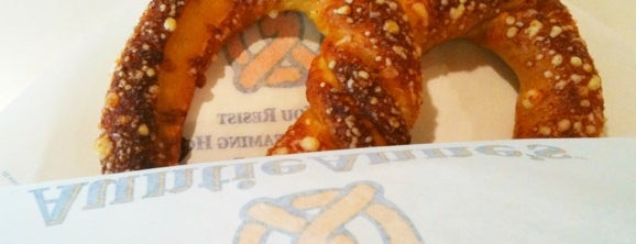 Auntie Anne's is one of Schmear Badge.