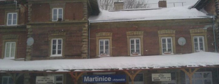 Železniční stanice Martinice v Krkonoších is one of Železniční stanice ČR: M (7/14).