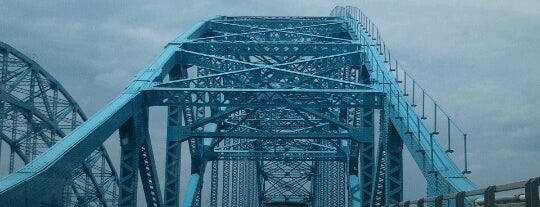 North Grand Island Bridge is one of Orte, die Ronnie gefallen.