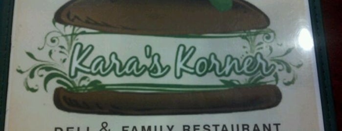 Kara's Korner Deli & Family Restaurant is one of Lugares guardados de Darlene.