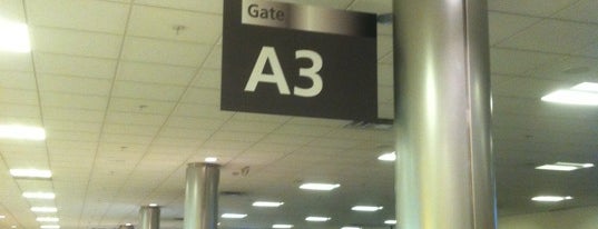 Gate A3 is one of Hartsfield-Jackson International Airport.