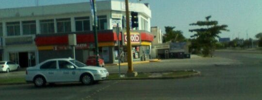 Oxxo (Galaxia 1) is one of Oxxos, extra etc ....