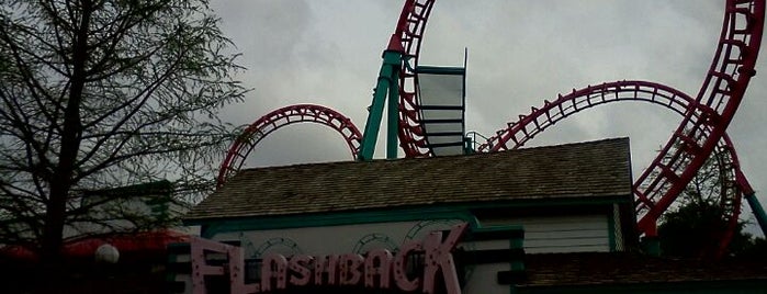 Flashback is one of Six Flags Over Texas Rides.