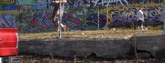 Tech Wall ( legal graffiti wall) is one of Tempat yang Disimpan Anne-Sophie.