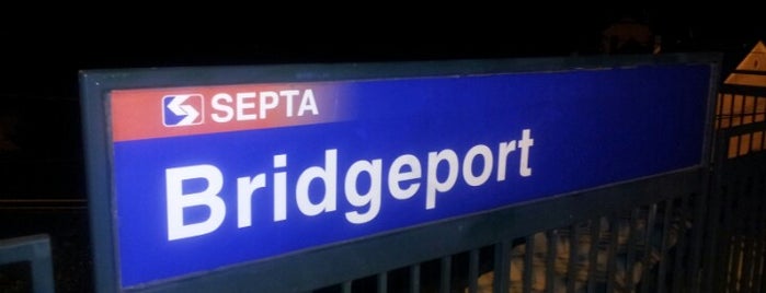 SEPTA NHSL Bridgeport Station is one of SEPTA Norristown High Speed Line.