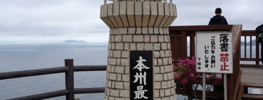 Westernmost tip of Honshu is one of 日本の端.