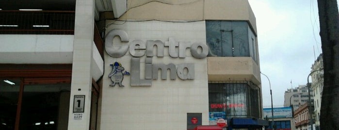 Centro Comercial Centro Lima is one of Posti che sono piaciuti a Sergio.