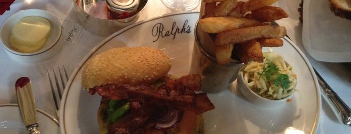 Ralph's is one of Les meilleurs hamburgers de Paris.