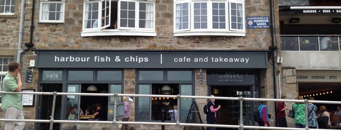 Harbour Gourmet Fish & Chips is one of St. Ives.