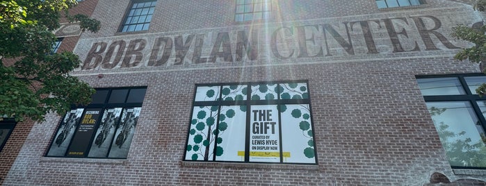 Bob Dylan Center is one of seen onscreen.
