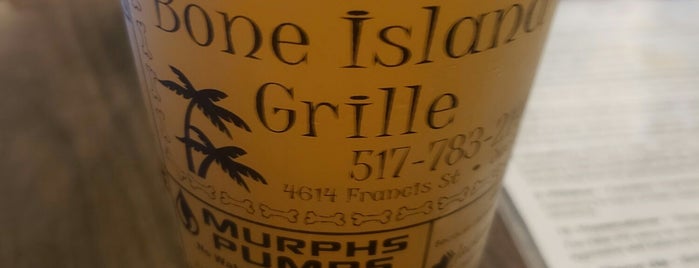 Bone Island Grille is one of Top 10 favorites places in Jackson, MI.