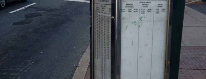 MTA Bus Stop (8, 12, qb48) is one of MTA Maryland Bus Stops & Lines.