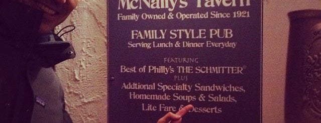 McNally's Tavern is one of Philadelphia is for Gentlemen.
