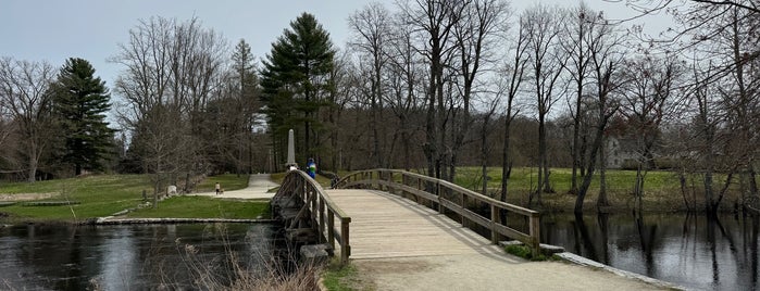 Old North Bridge is one of Concord MA.