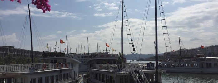 Tuan Chau Harbor is one of Hanoi Sapa Halong Bay Sept 2017.