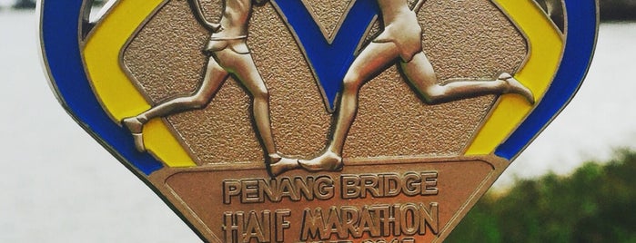 Jambatan Sultan Abdul Halim Mu'adzam Shah (Penang Second Bridge) is one of Marathons Participated.