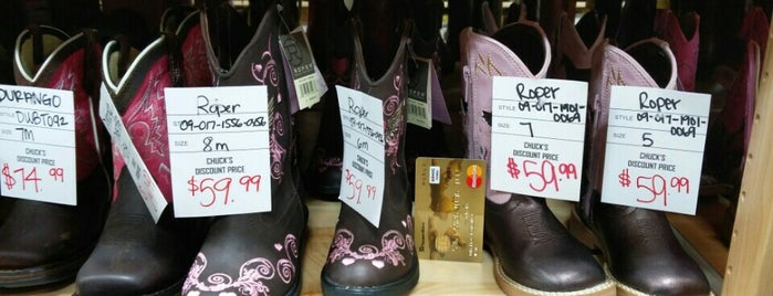 Chuck's Boots is one of Lugares favoritos de Doug.