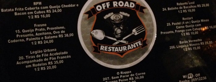 Restaurante Off Road is one of lugares a conhecer.