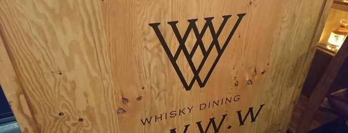 WHISKY DINING WWW.W is one of Japan Whisky Bars.