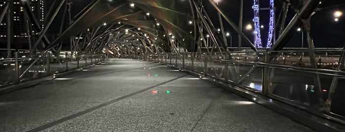 The Helix Bridge is one of (2018) Singapore.