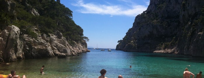 Calanque d'En-Vau is one of French Riviera.