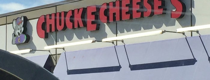 Chuck E. Cheese is one of Fun Places for Kids.