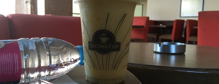 Second Cup is one of coffe places.