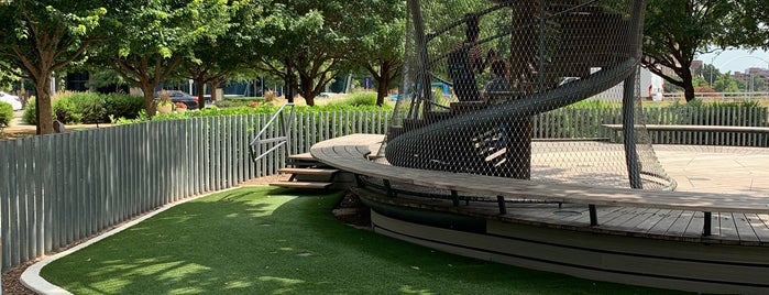 Klyde Warren Children's Playground is one of Dallas-Kids.