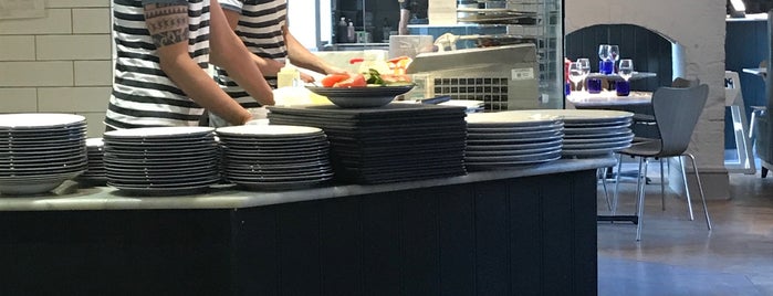PizzaExpress is one of Places to visit with young kids.
