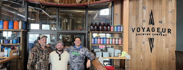 Voyageur Brewing Company is one of Grand Marais.