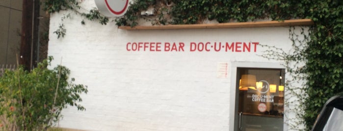 Document Coffee Bar is one of wifi.